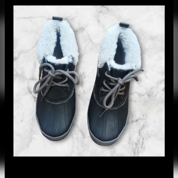 JSport by Jambu Black and Gray Ankle Boots - Picture 3 of 8